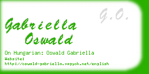 gabriella oswald business card